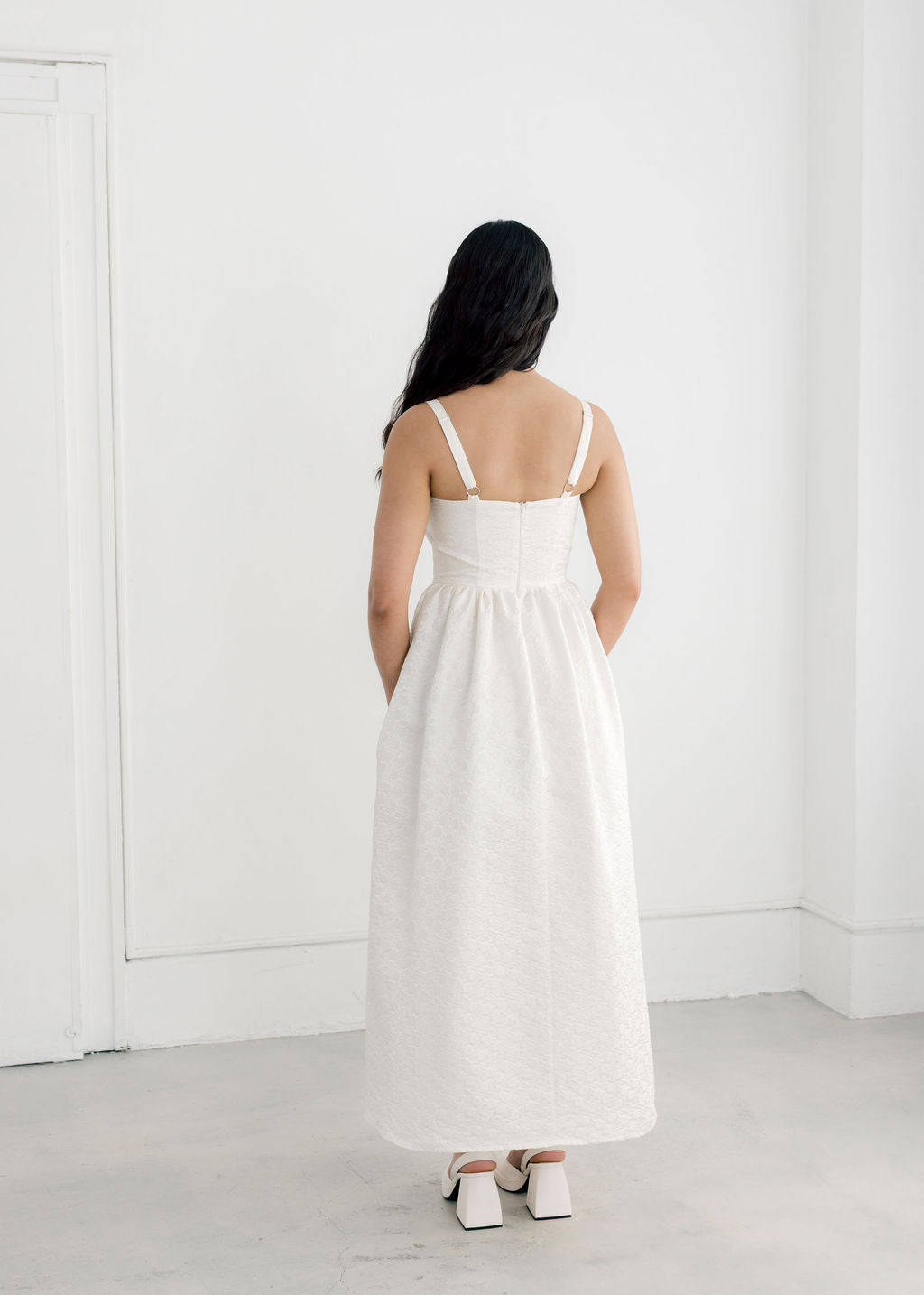 A Bronze Age Bridal Aura Dress, Fully Lined Bodice Dress | Made in Canada-Dresses-abronzeage.com