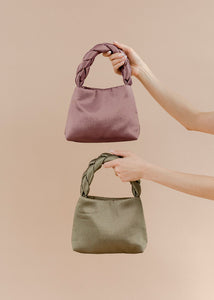 A Bronze Age Braidy Bag, Evening Bag with Braided Handle, Canada-Handbags-abronzeage.com