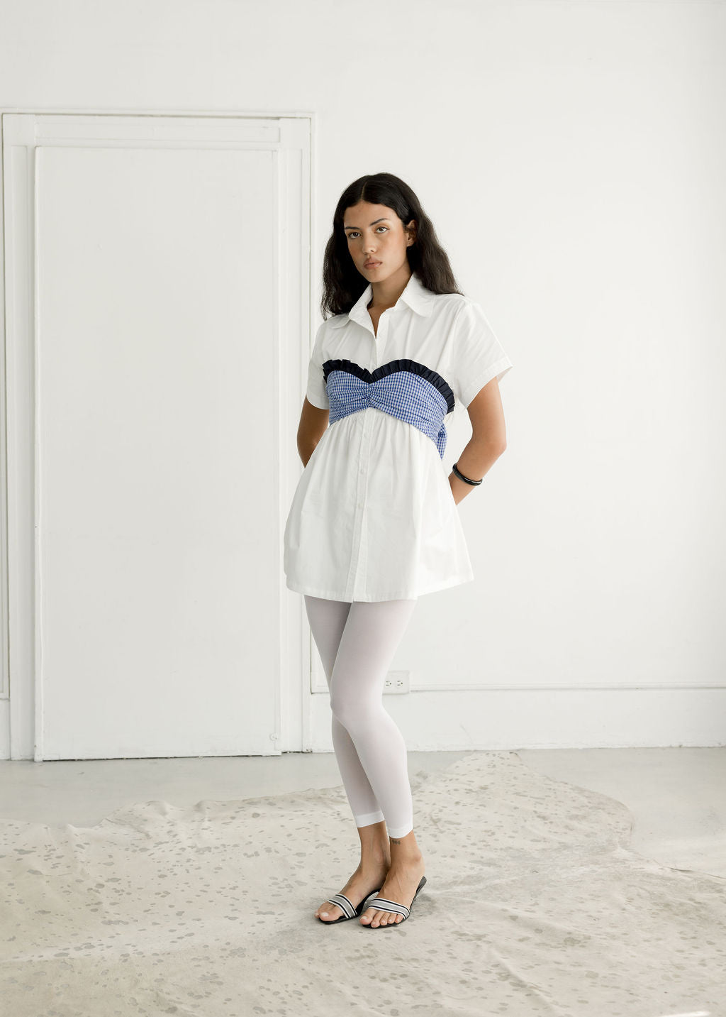 Charli Bandeau Adjustable Top with Ruffle | Made in Canada-Tops-abronzeage.com