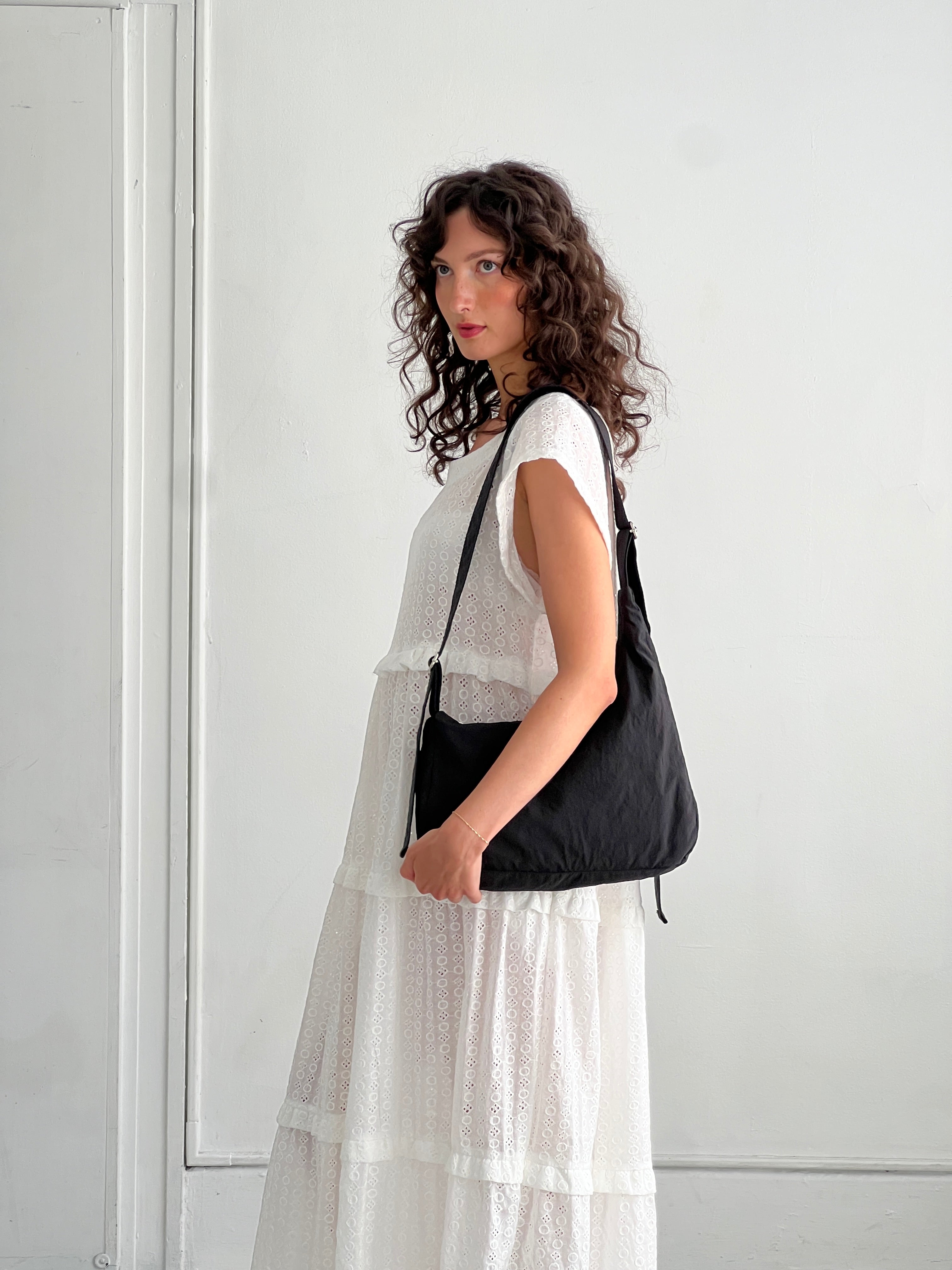 A Bronze Age Edna Crossbody Bag, Zipper closure with Adjustable Strap | Made in Canada-Handbags-abronzeage.com