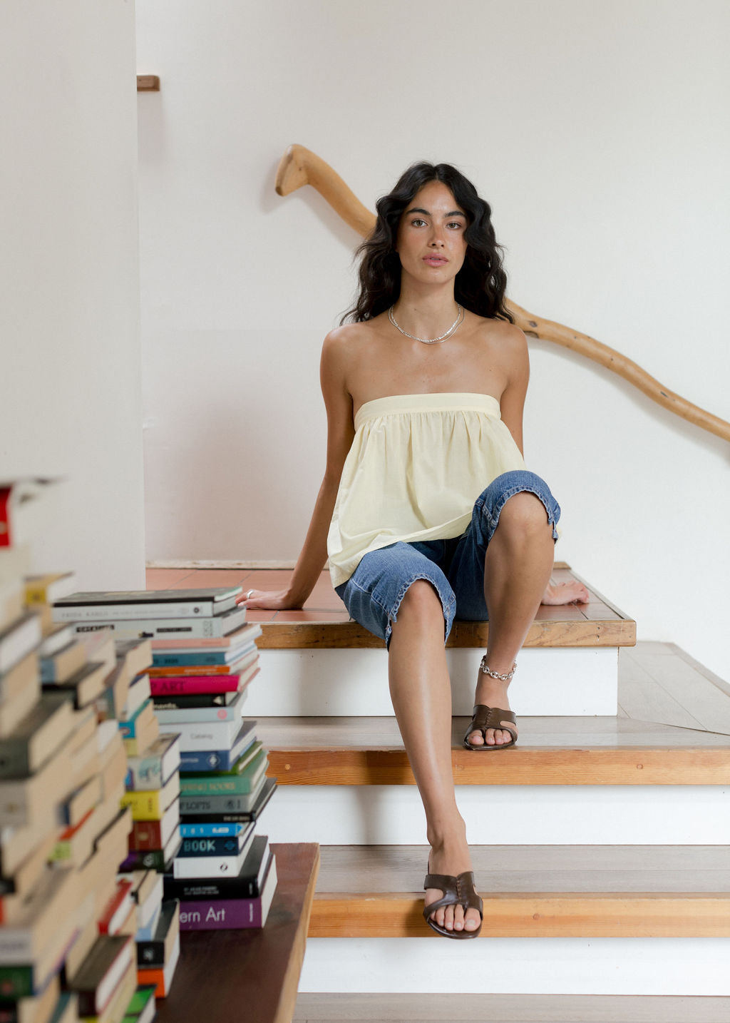 A Bronze Age Essie Tank, Relaxed Fit Tank | Made in Canada-Tops-Daffodil-XS-abronzeage.com