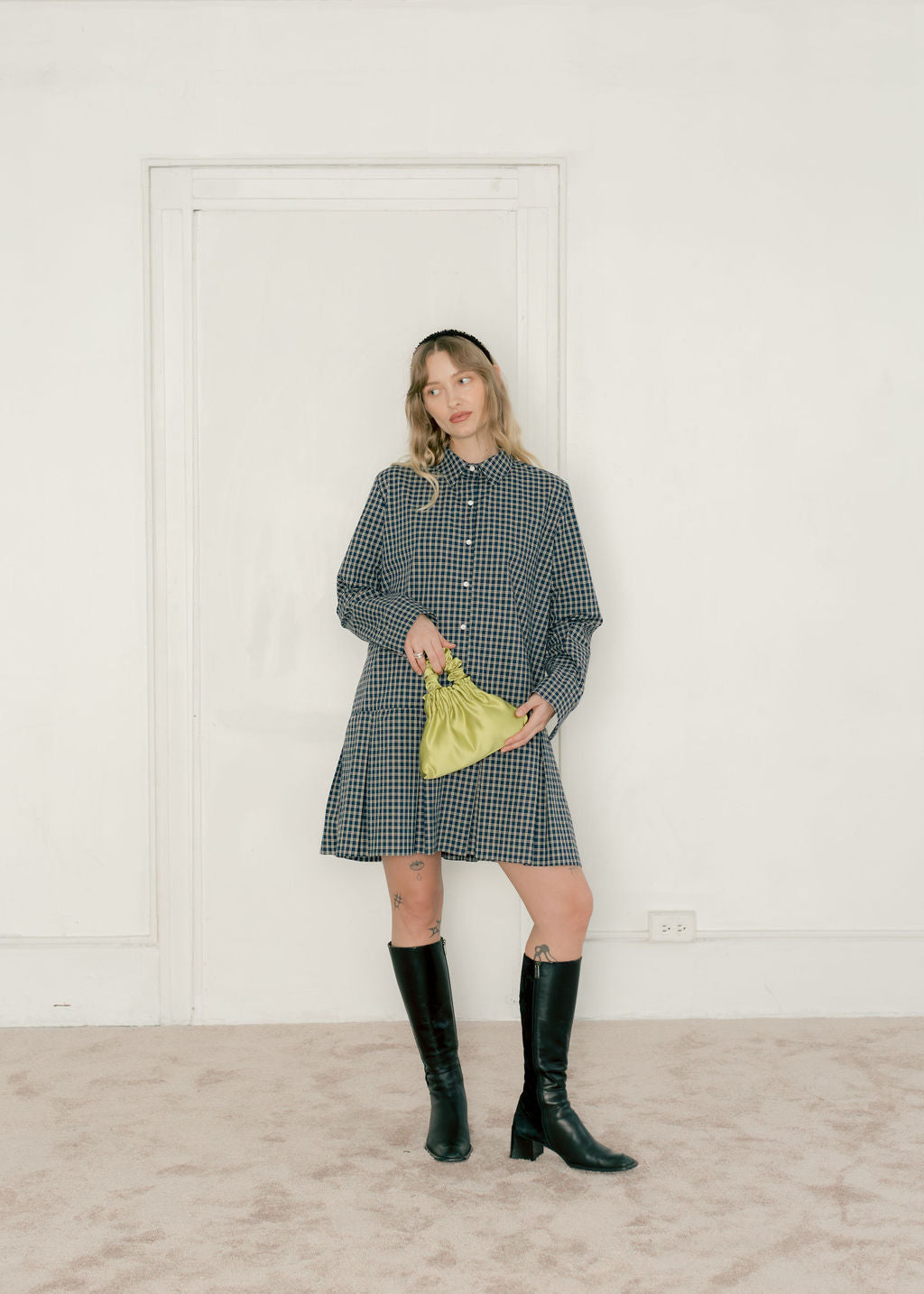 A Bronze Age Faye Dress, Button-Up Dropped Waist Dress | Made in Canada-Dresses-abronzeage.com