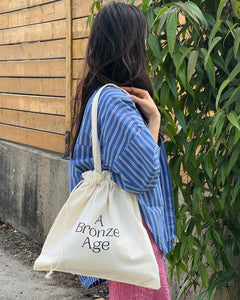 A Bronze Age Tote Bag, 100% Canvas Cotton with Logo, Shop Online-Handbags-abronzeage.com