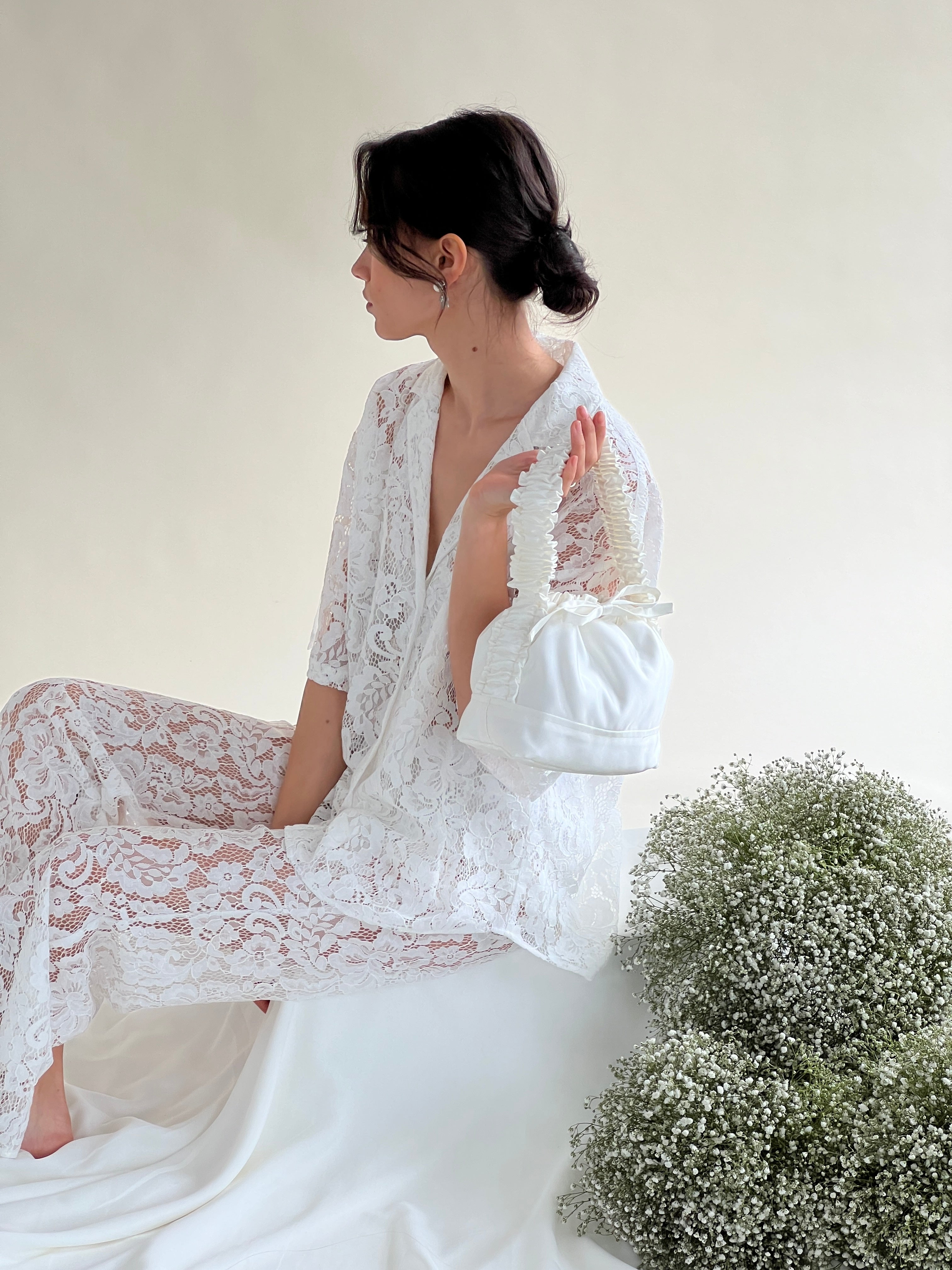 A Bronze Age Lace Lily Pant, Slim Flared Pant, Canada-Pants-abronzeage.com