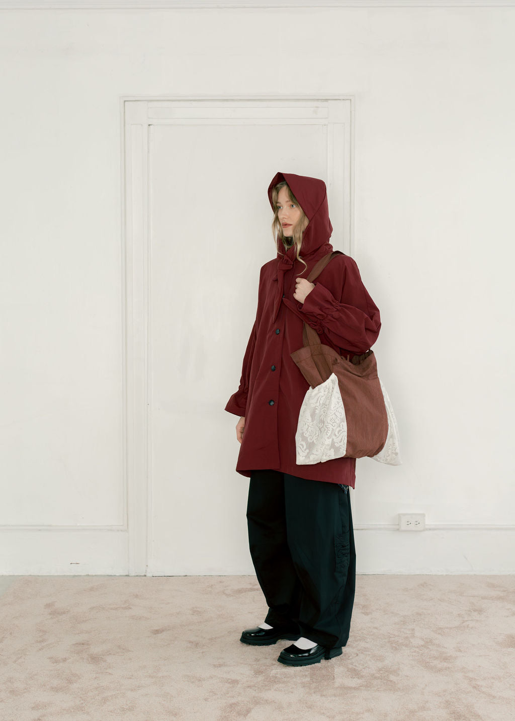 A Bronze Age Judy Rain Jacket, Oversized Hooded Raincoat, Canada