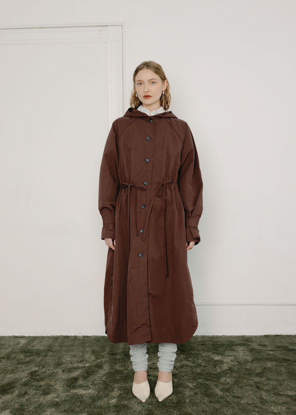 -Jackets and Vests-Chocolate Nylon-XS-abronzeage.com