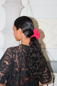 A Bronze Age Libra Rosette Scrunchie, Silk Hair Accessory-Hair-abronzeage.com