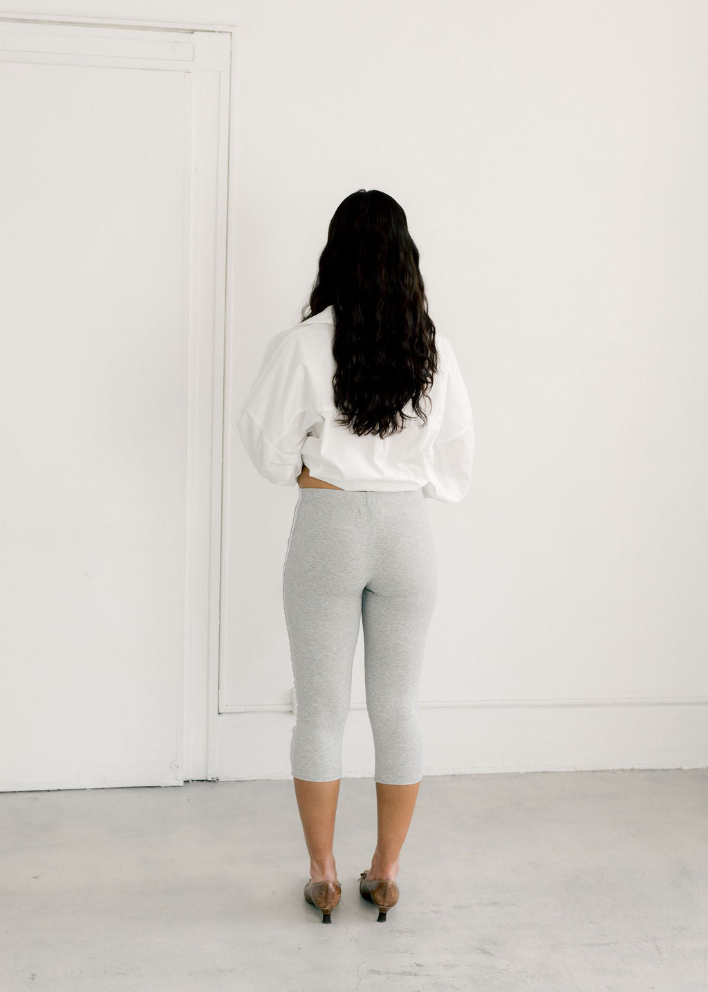 A Bronze Age, Margeaux Capri Pant | Made in Canada-Pants-abronzeage.com