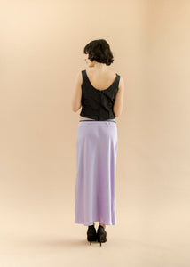 A Bronze Age Jordyn Slip Skirt, Bias Cut Long Skirt, Canada-Skirts-abronzeage.com
