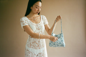 A Bronze Age Alice Bag, Satin Top Flap Evening Bag, Canada-Handbags-abronzeage.com