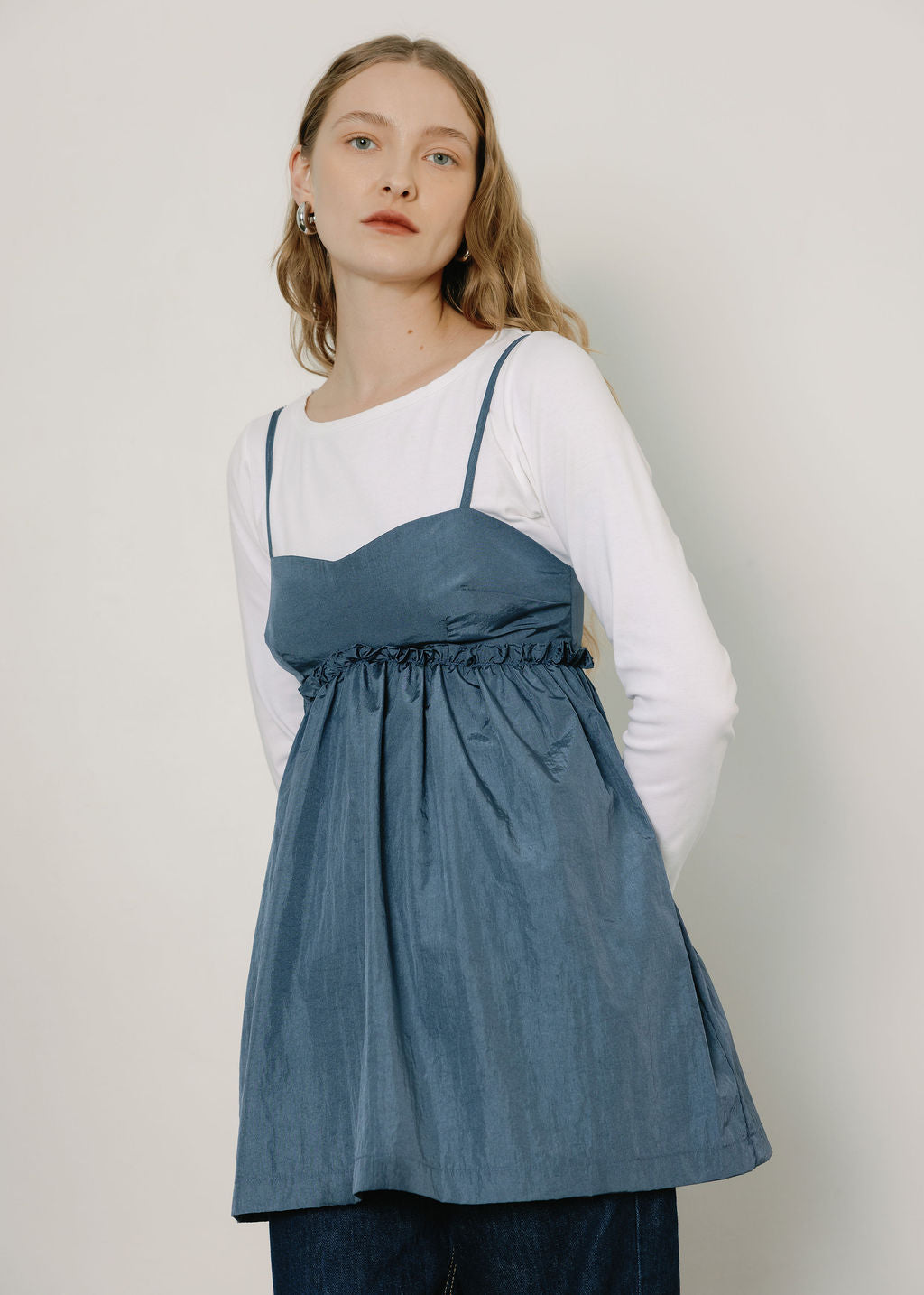 -Tops-Slate Taffeta-XS-abronzeage.com