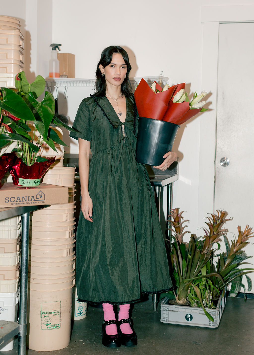 Shiloh Winter Party Dress with Lace Trim Sailor Collar | Made in Canada-Dresses-Martini Taffeta-XS-abronzeage.com