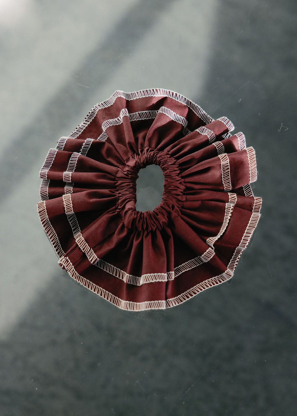 A Bronze Age Suzi Hair Scrunchie, 2 Layered Scrunchie | Made in Canada-Hair-abronzeage.com