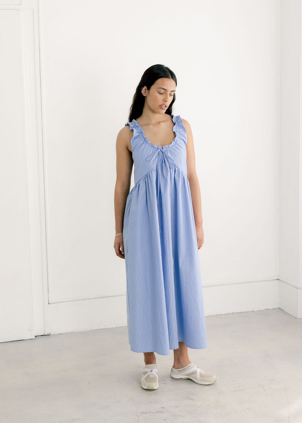 A Bronze Age Valley Dress, Maxi Dress | Made in Canada -Dresses-Porter Stripe-XS-abronzeage.com