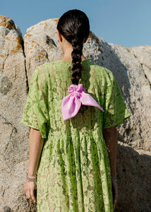 A Bronze Age Petal Hair Bow Scrunchie, Hair Accessory, Canada-Hair-Peony-abronzeage.com
