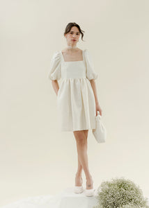 A Bronze Age Bridal Manon Mini Puff Dress, Short Wedding Dress, Canada-Dresses-abronzeage.com