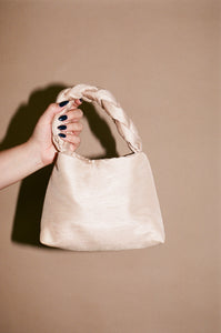 A Bronze Age Braidy Bag, Evening Bag with Braided Handle, Canada-Handbags-abronzeage.com