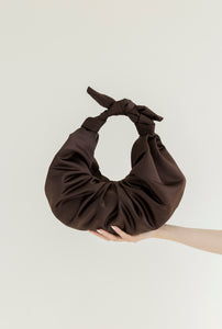 A Bronze Age Kimi Satin Croissant Bag, Large Evening Bag, Canada-Handbags-abronzeage.com