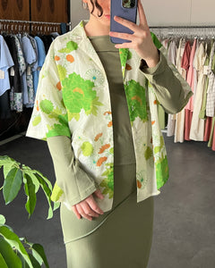 A Bronze Age Romeo Short Sleeve Button Down, Oversized Shirt, Canada-Tops-abronzeage.com