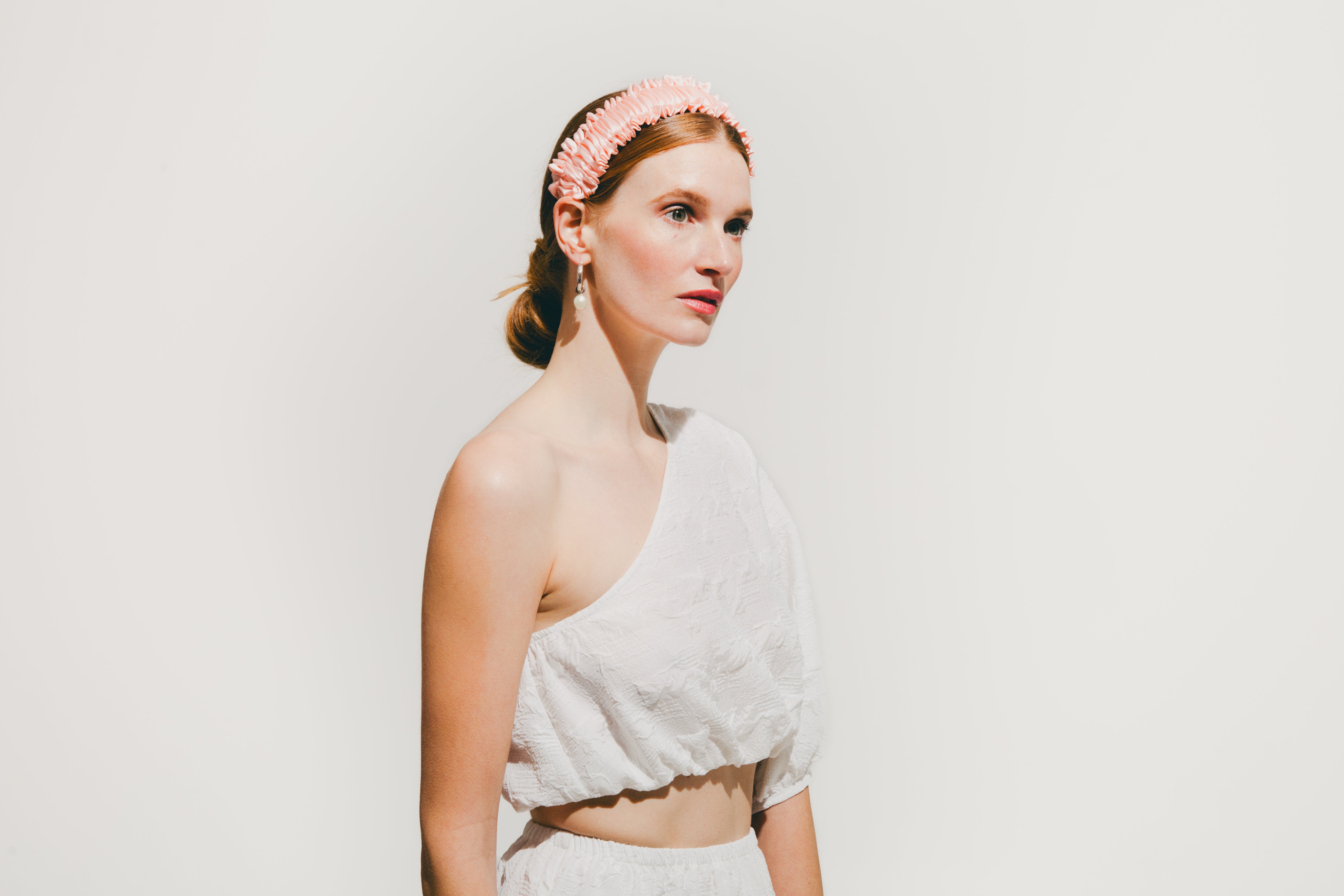 A Bronze Age Lafayette Silk Headband, A Bronzed Age, Ruched Hair Accessory, Canada-Hair-abronzeage.com