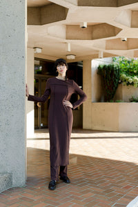 A Bronze Age Eliot Rib Dress, Fitted Sweater Dress, Canada-Dresses-abronzeage.com