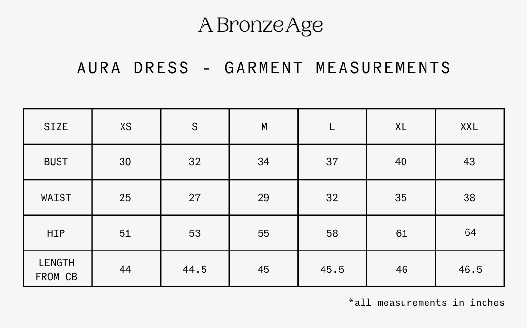 Fit and measurements
