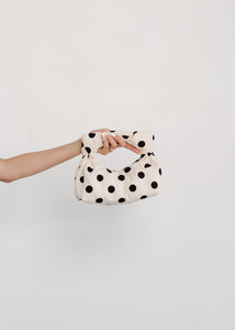 A Bronze Age Bambi Bag, Zip Closure Padded Handbag | Made in Canada-Handbags-Polka Dot-abronzeage.com