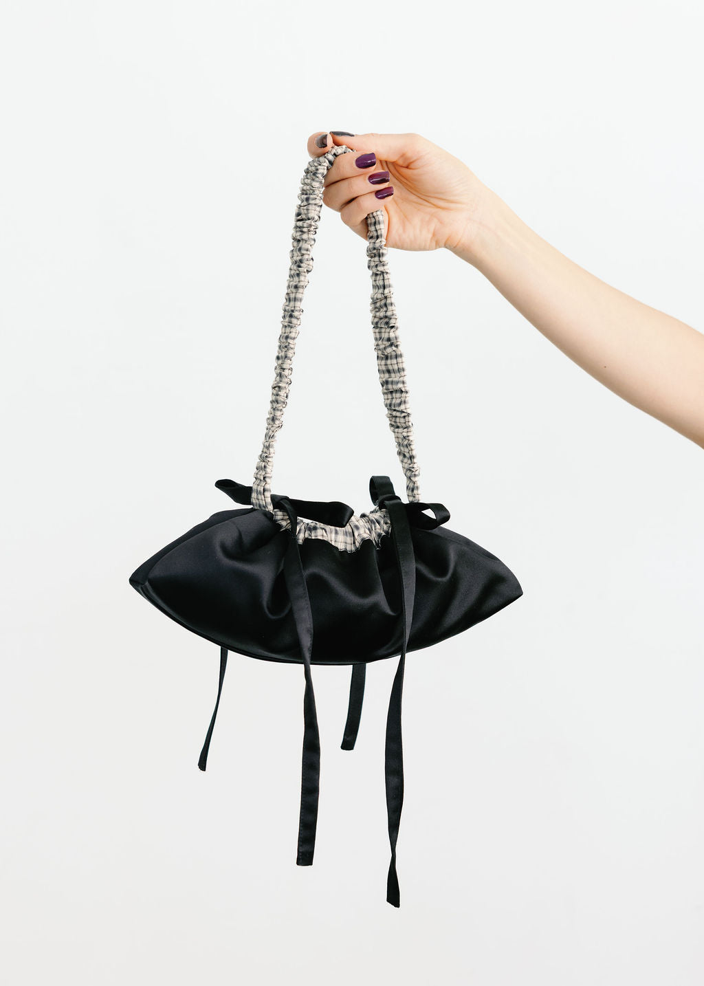 -Handbags-Black/Sandy Plaid-OS-abronzeage.com