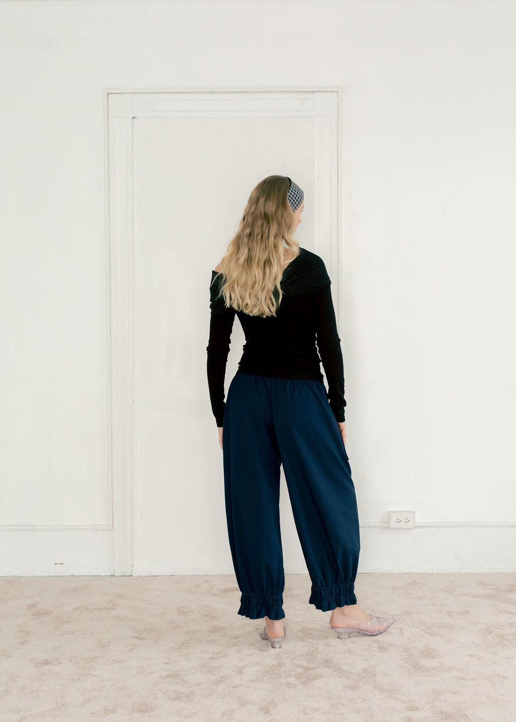 Bloome Bloomer-Style Loose Pant with Gathered Ankle & Elastic Waist - Ready To Ship-Pants-abronzeage.com