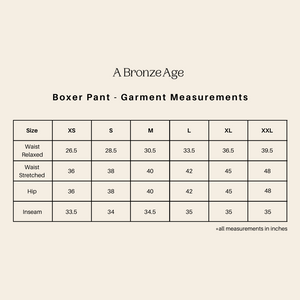 A Bronze Age Boxer Pants, Mid-Rise Relaxed Lounge Pant | Made in Canada-Pants-abronzeage.com