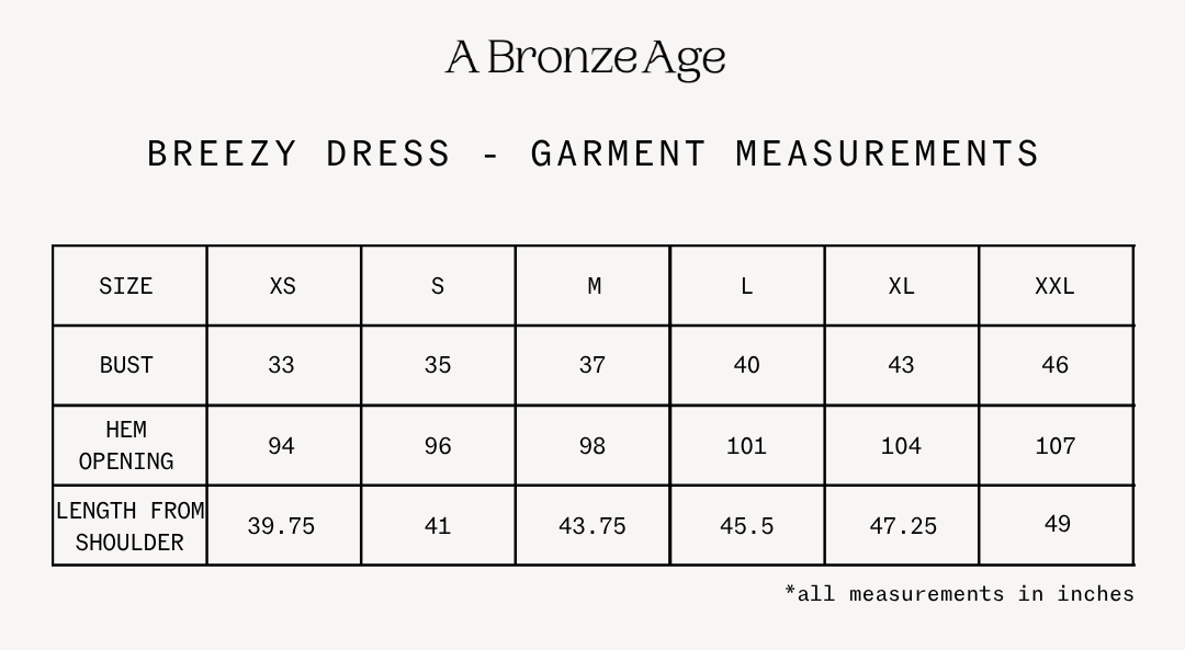 Fit and measurements