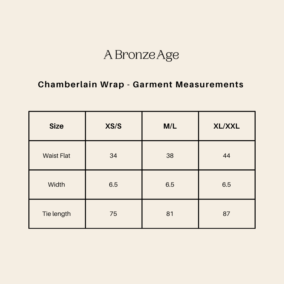 A Bronze Age Chamberlain Wrap, Adjustable Lace Wrap with Ruffle Detail | Made in Canada-Skirts-abronzeage.com