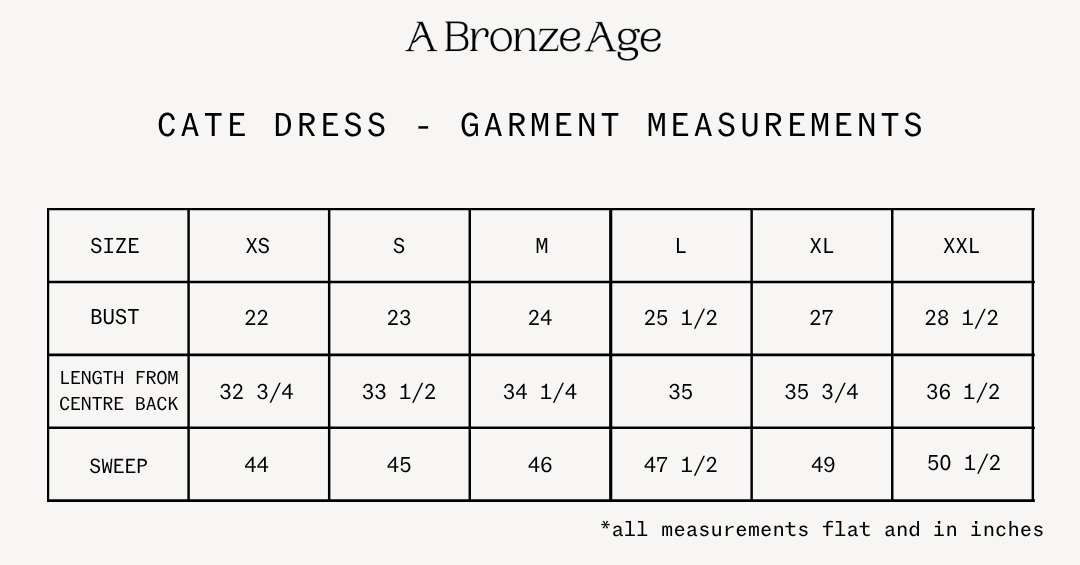 Fit and measurements