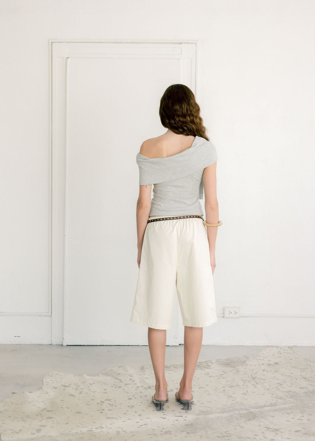 Celine Off-the-Shoulder Removable Tie Top | Made in Canada-Tops-abronzeage.com