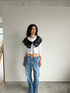 A Bronze Age, Chamberlain Wrap, Lace Wrap | Made in Canada-Skirts-Black Lanai Lace-XS/S-abronzeage.com