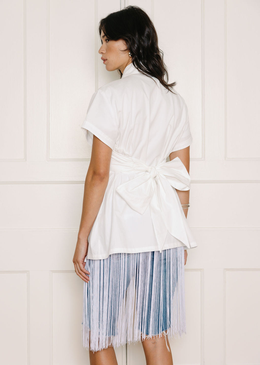 Charli Bandeau Ruffle Trim Top - Ready To Ship-Tops-abronzeage.com