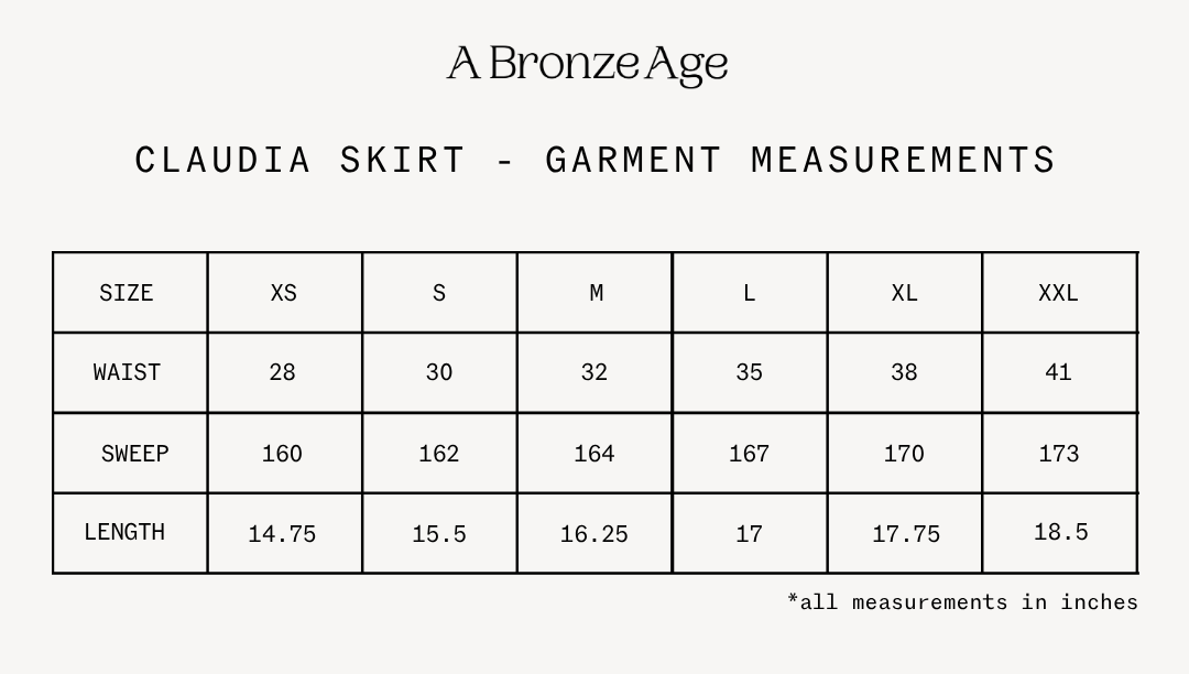 Fit and measurements
