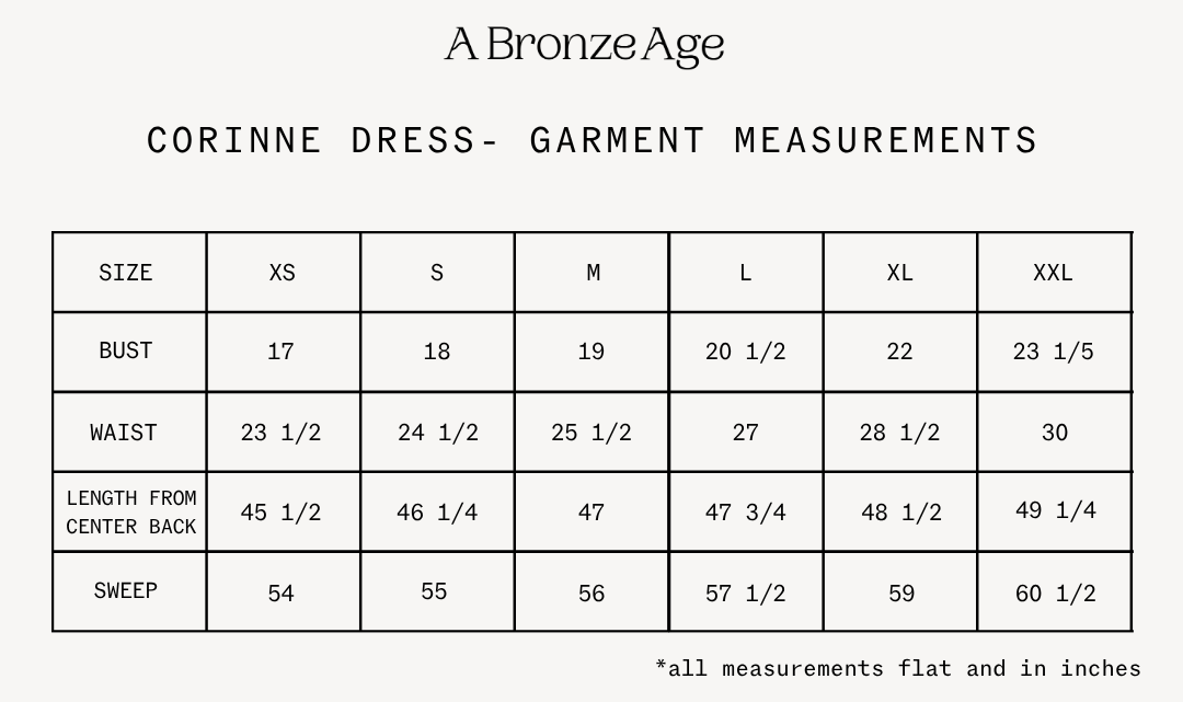 Fit and measurements