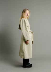 A Bronze Age Cory Trench Coach, Welt Pockets, Handcrafted in Vancouver, Canada-Jackets and Vests-abronzeage.com