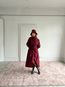 A Bronze Age Cory Trench Coat, Exaggerated Pointed Collar with Welt Pockets | Made in Canada-Jackets and Vests-abronzeage.com
