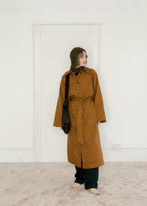 A Bronze Age Cory Trench Coat, Exaggerated Pointed Collar with Welt Pockets | Made in Canada-Jackets and Vests-abronzeage.com