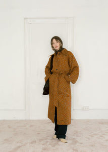 A Bronze Age Cory Trench Coat, Exaggerated Pointed Collar with Welt Pockets | Made in Canada-Jackets and Vests-abronzeage.com