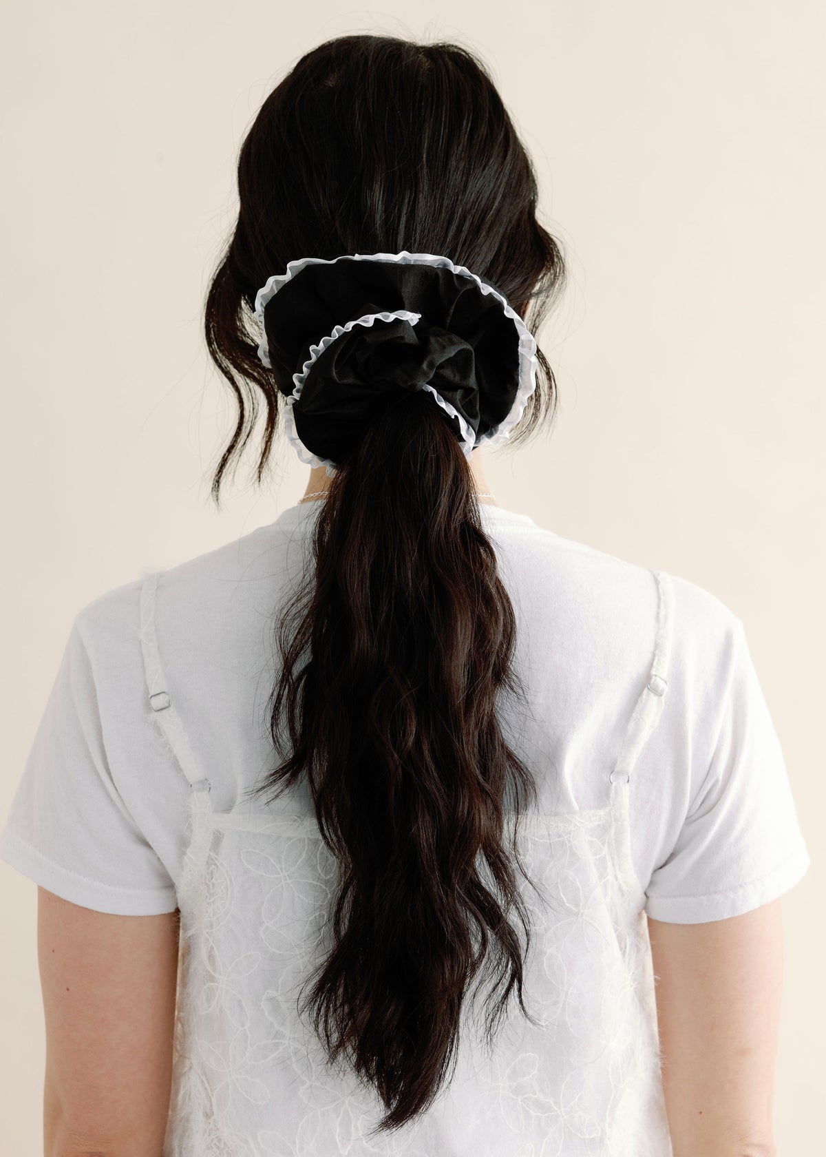 A Bronze Age Doily Scrunchie, Classic Oversized Scrunchie | Made in Canada -Hair-abronzeage.com