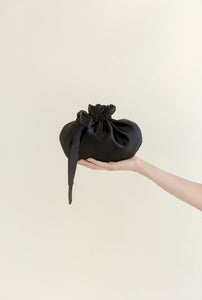 A Bronze Age The Dumpling Bag, Satin Mini Evening or Makeup Bag, Canada-Handbags-abronzeage.com