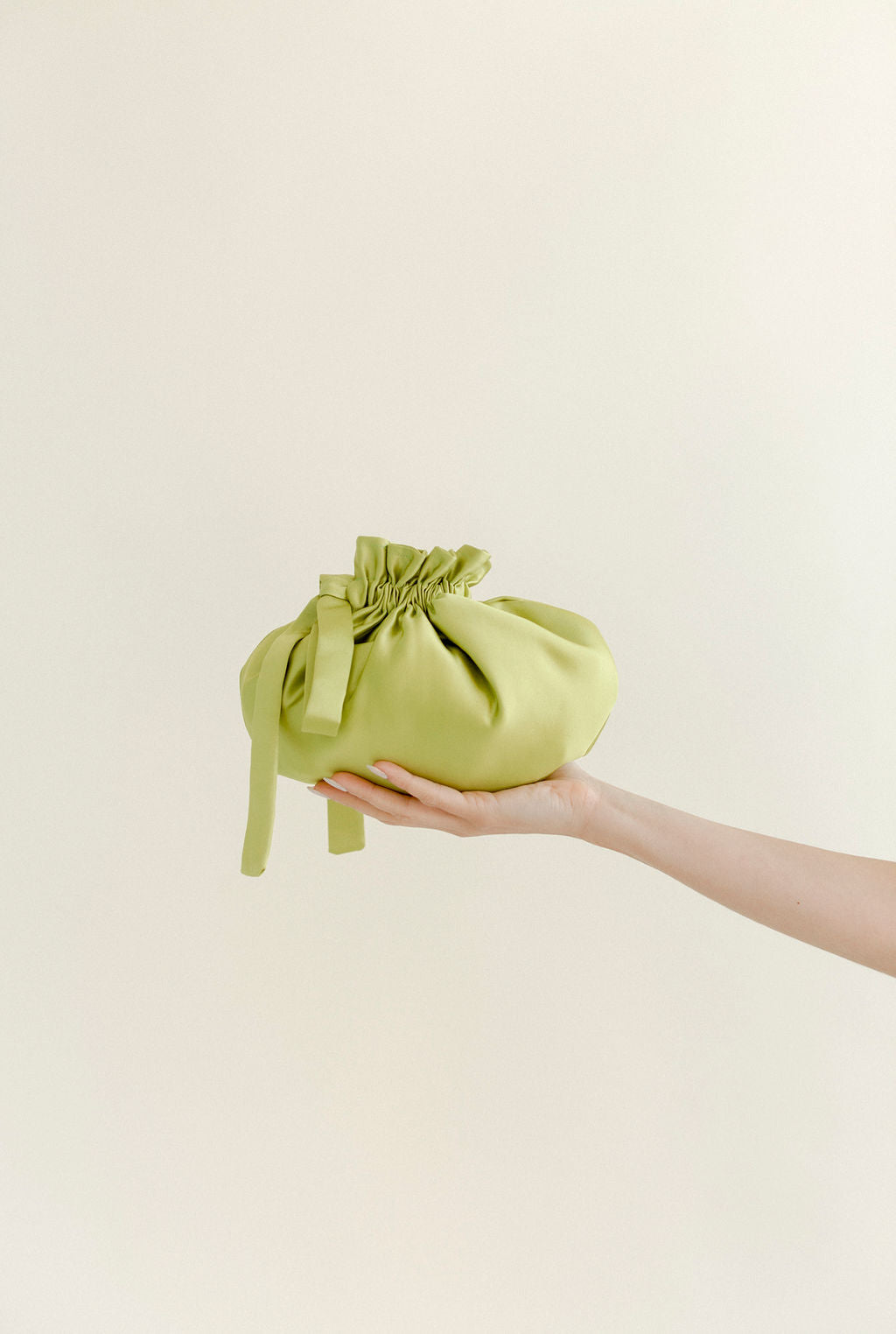 A Bronze Age The Dumpling Bag, Satin Mini Evening or Makeup Bag, Canada-Handbags-abronzeage.com