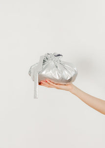 A Bronze Age The Dumpling Bag, Satin Mini Evening or Makeup Bag | Made in Canada-Handbags-Mercury-abronzeage.com
