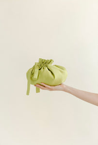 A Bronze Age The Dumpling Bag, Satin Mini Evening or Makeup Bag | Made in Canada-Handbags-Citrus-abronzeage.com