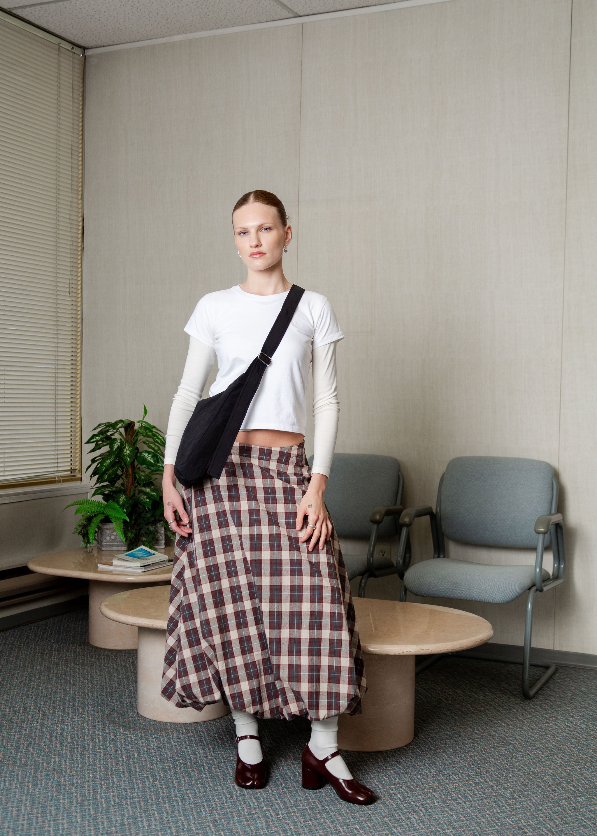 A Bronze Age Edna Crossbody Bag, Zipper closure with Adjustable Strap | Made in Canada-Handbags-abronzeage.com