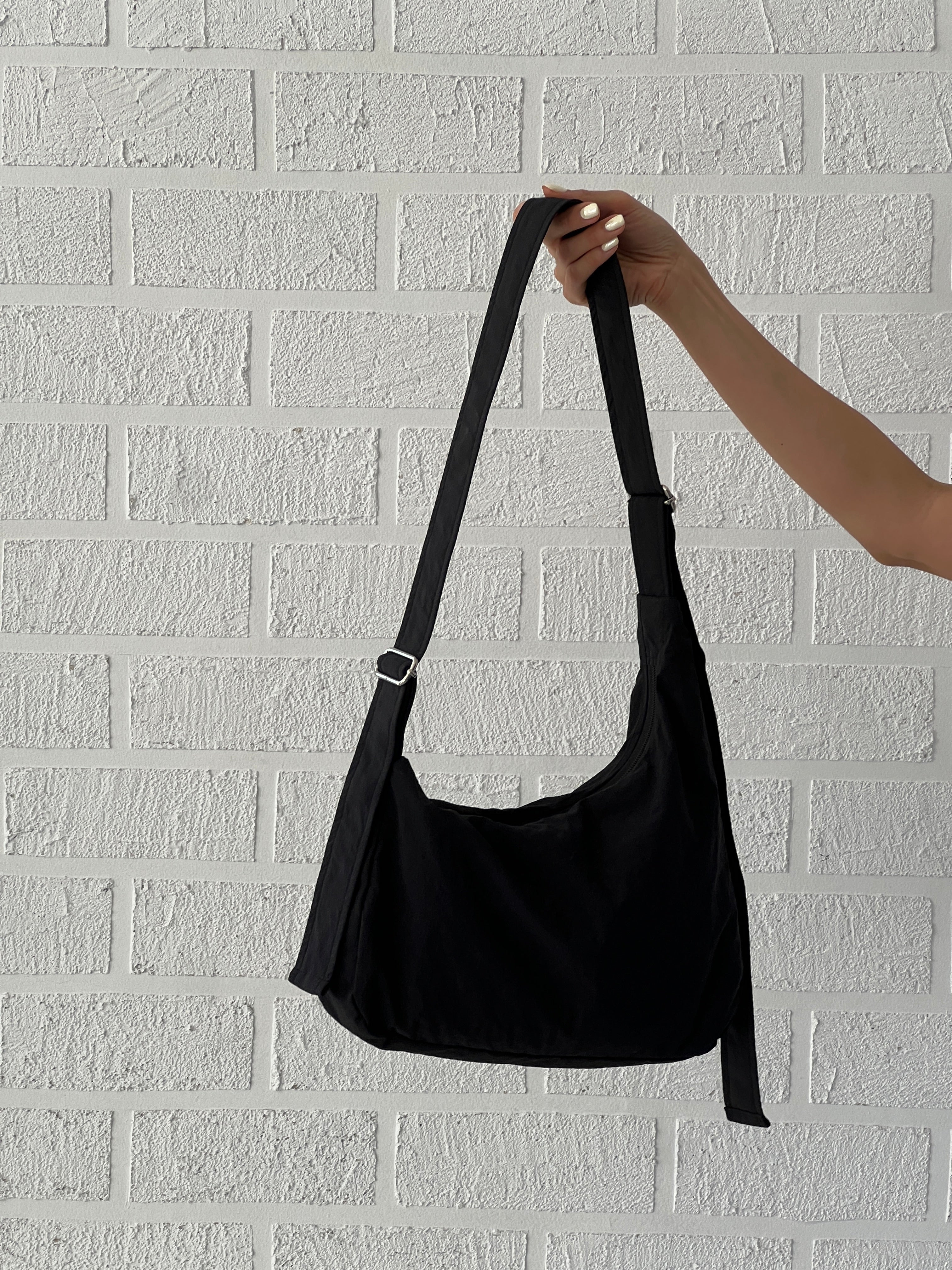 A Bronze Age Edna Crossbody Bag, Zipper closure with Adjustable Strap | Made in Canada-Handbags-abronzeage.com