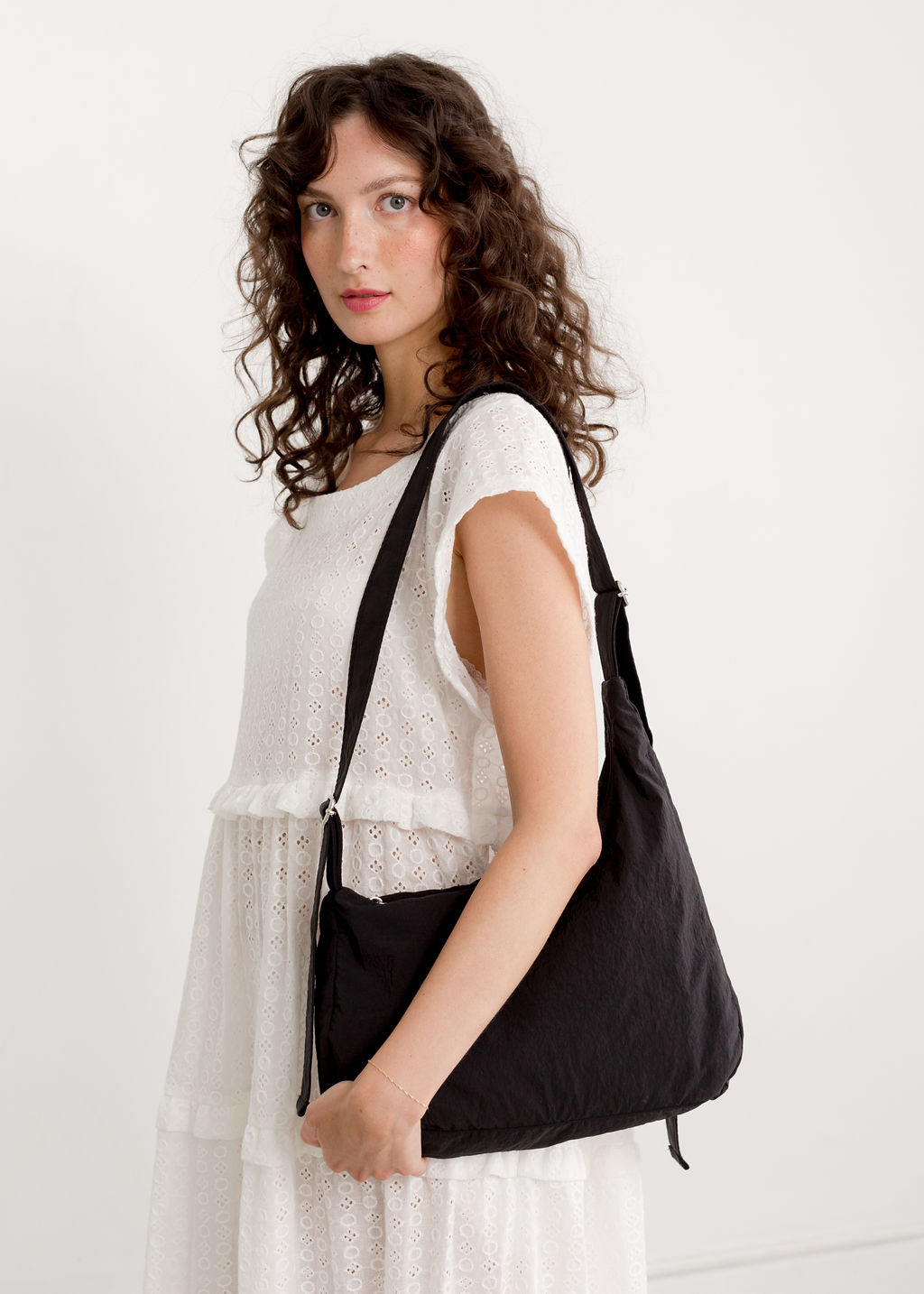A Bronze Age Edna Crossbody Bag, Zipper closure with Adjustable Strap | Made in Canada-Handbags-abronzeage.com